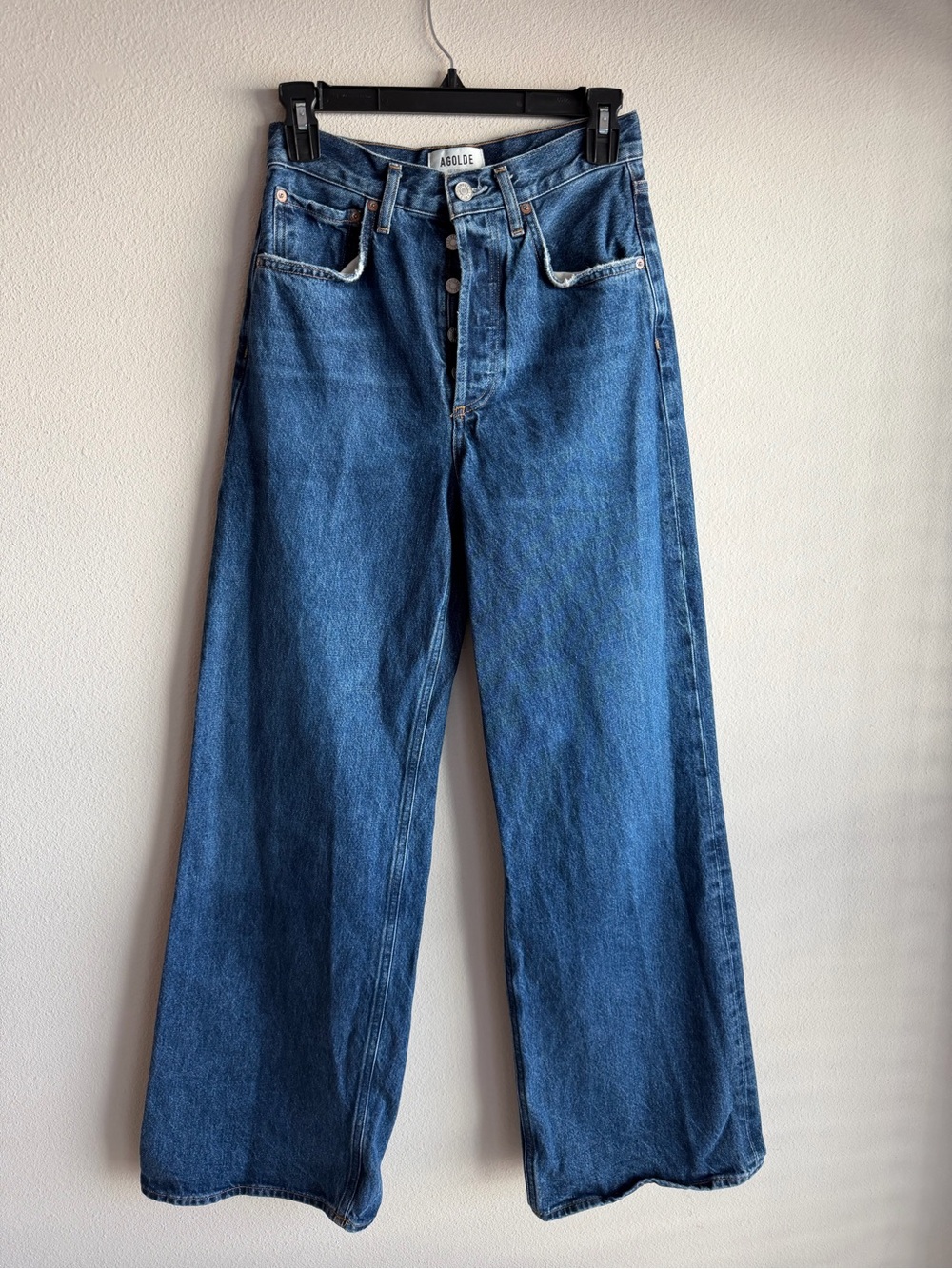 Agolde Wide Leg Jeans - Color Enamour